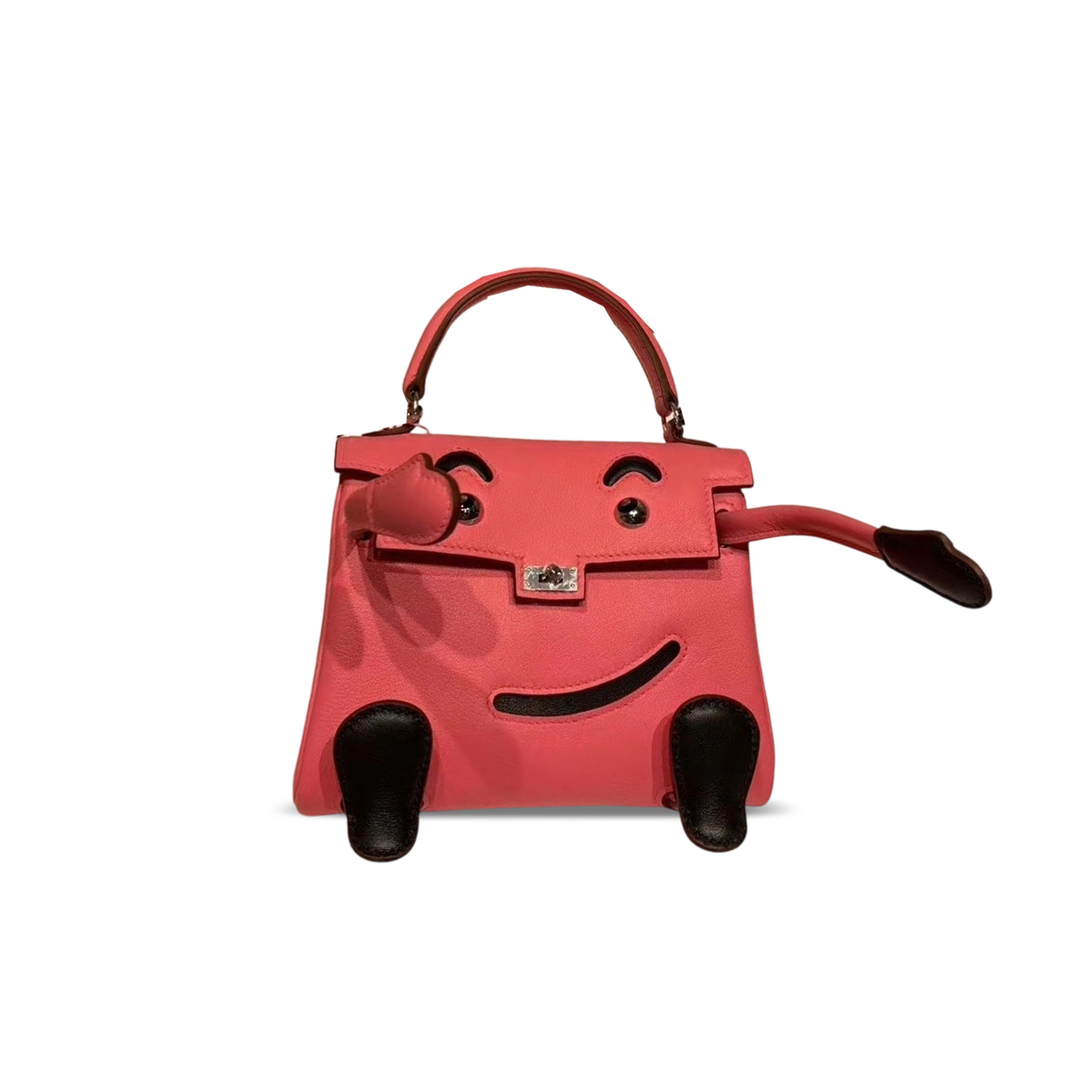 HERMÈS MASTER KELLY DOLL SWIFT PALLADIUM HARDWARE (16*12*7cm)